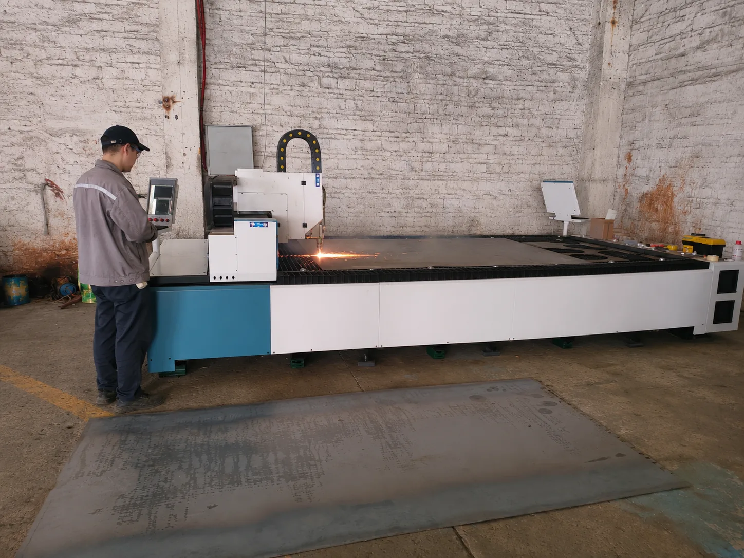 Laser cutting steel